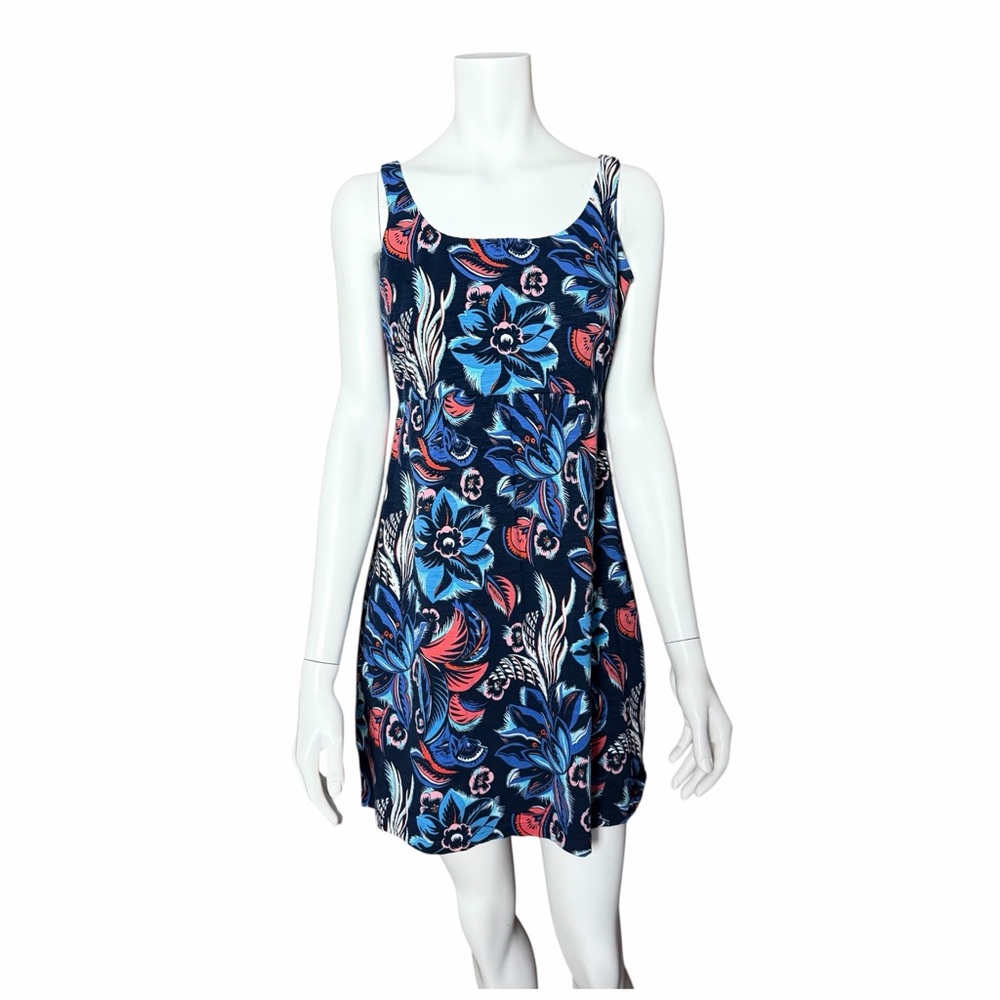 Tommy Bahama Navy Floral Tank Dress